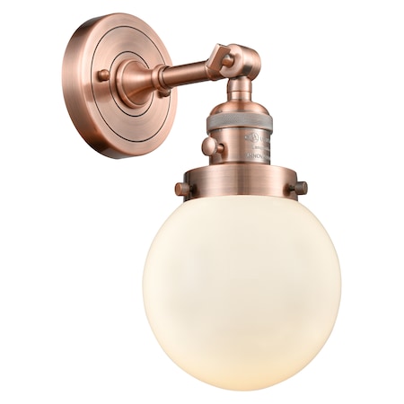 INNOVATIONS LIGHTING One Light Sconce With A High-Low-Off" Switch." 203SW-AC-G201-6